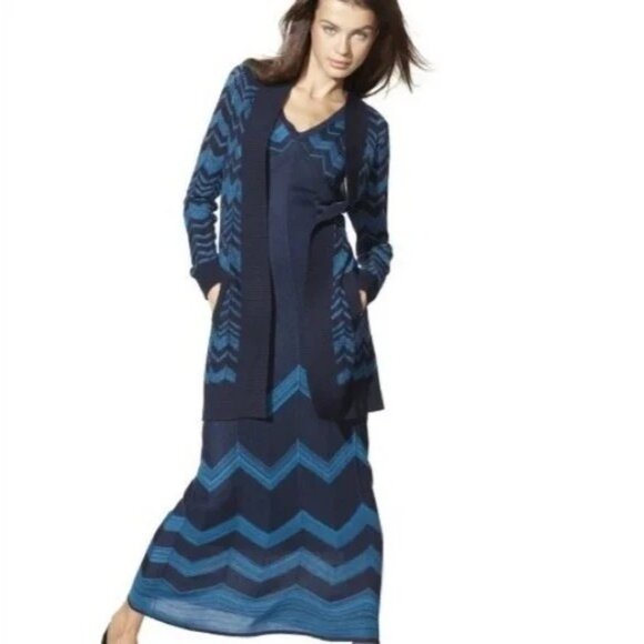 Missoni Target Chevron Knit Sweater Tank Maxi Dress Womens Size XS Maximalist - Picture 8 of 8